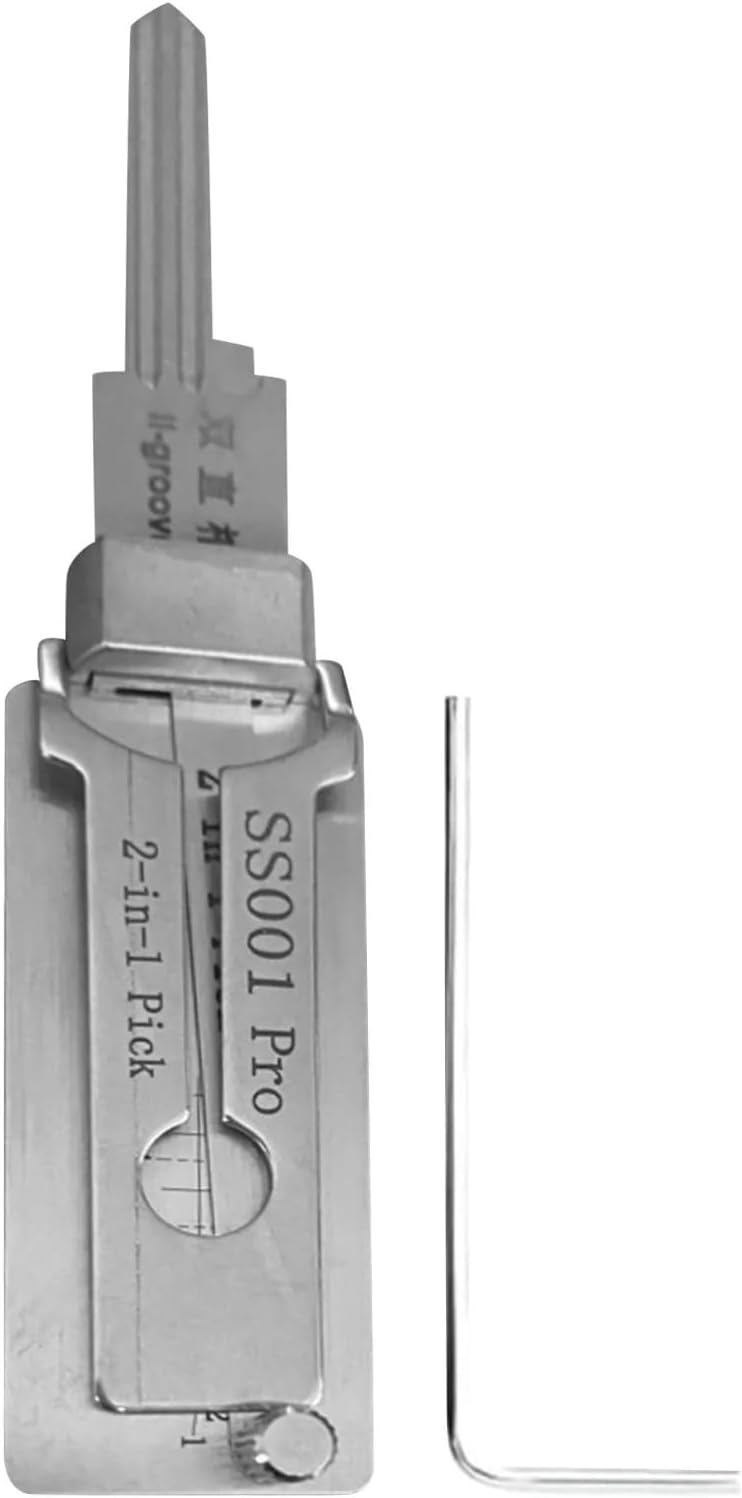 SS001 Pro 2 in 1 Precision for Civilian Use Hook and Pick Set Stainless Maintenance Repair Kits Heavy Duty Hand Tools