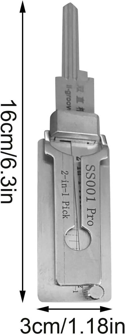 SS001 Pro 2 in 1 Precision for Civilian Use Hook and Pick Set Stainless Maintenance Repair Kits Heavy Duty Hand Tools