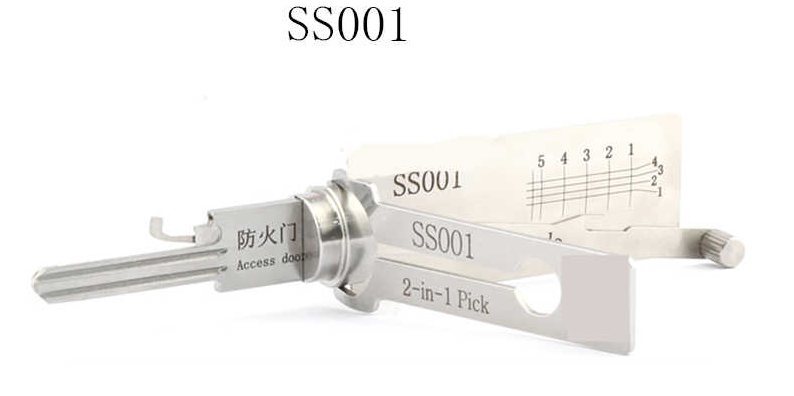 SS001 Pro 2 in 1 Precision for Civilian Use Hook and Pick Set Stainless Maintenance Repair Kits Heavy Duty Hand Tools