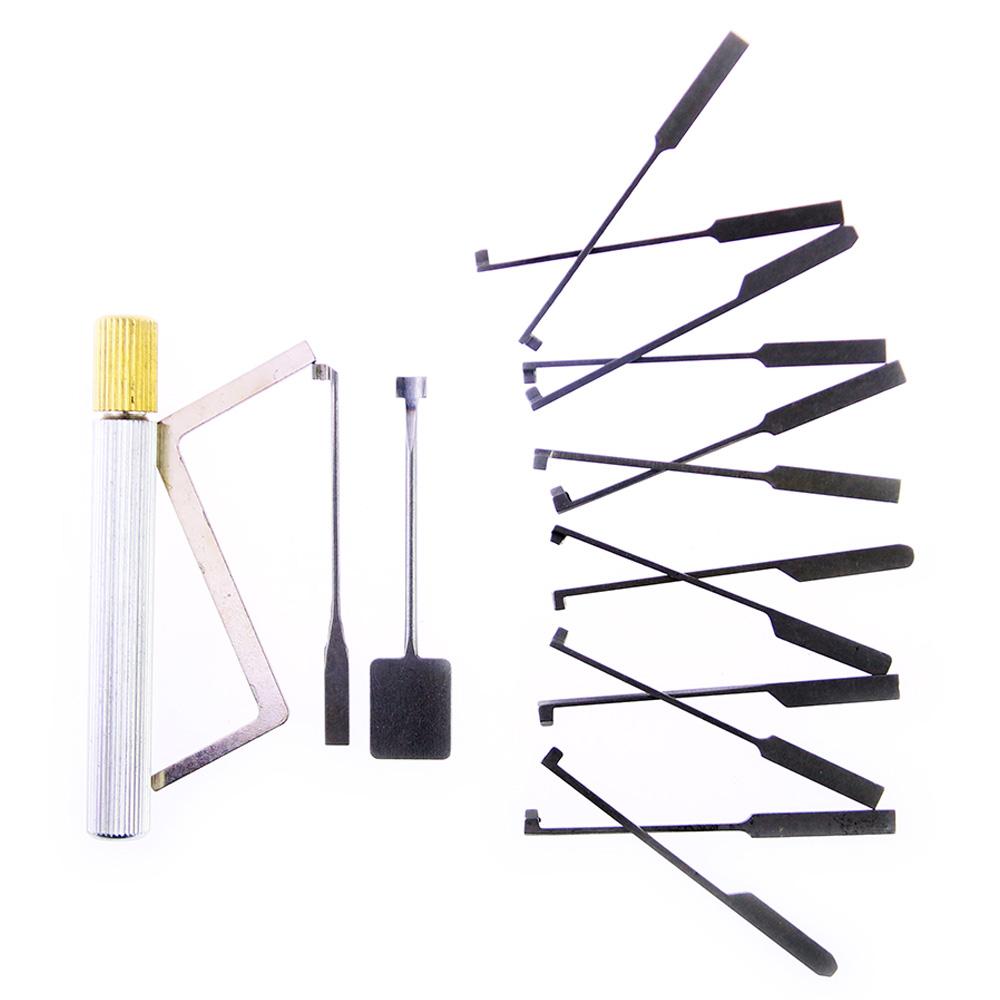 GOSO 14 Piece Dimple Lock Pick Set - Interchangeable Handle