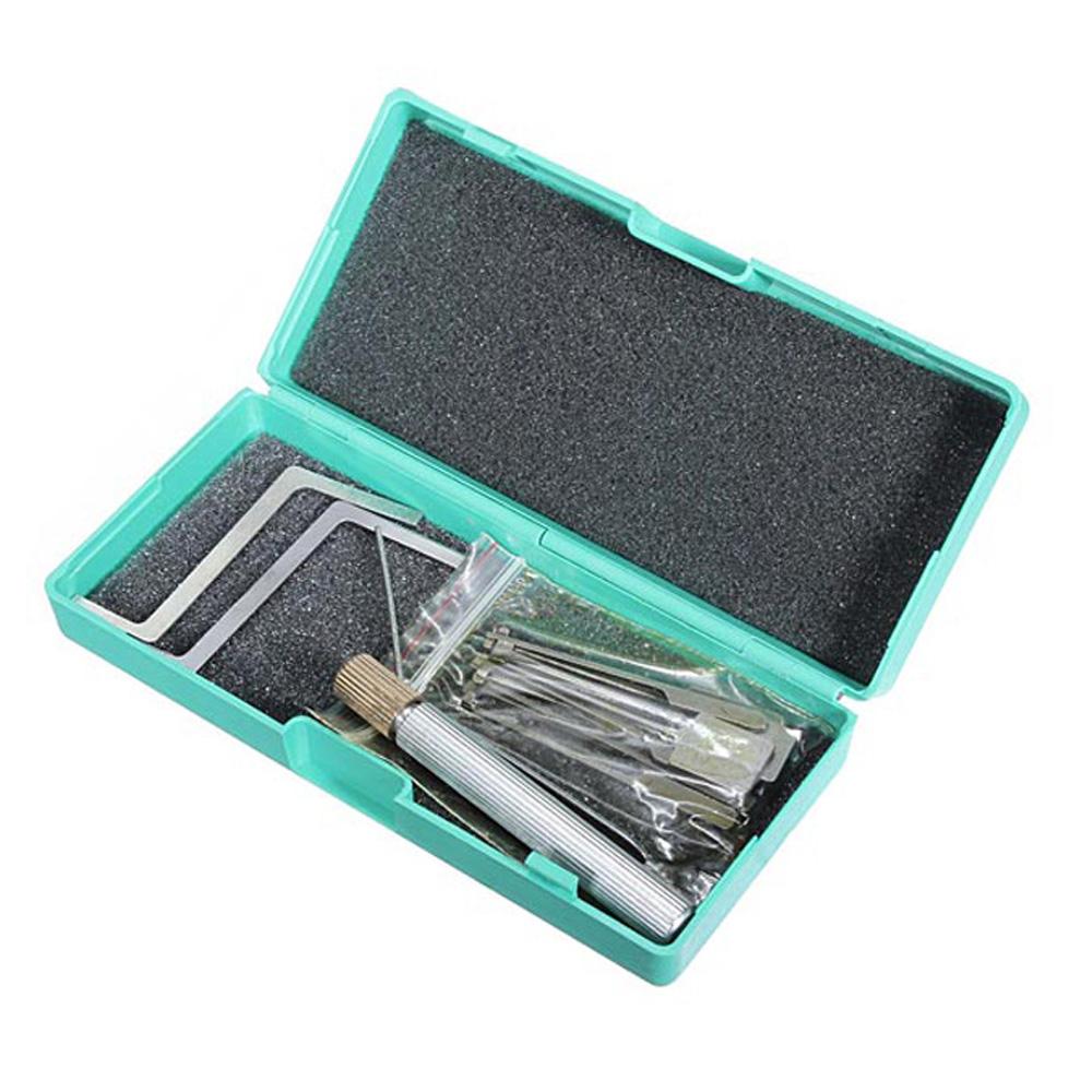 GOSO 14 Piece Dimple Lock Pick Set - Interchangeable Handle