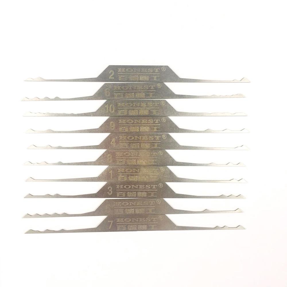 Superb 10 Piece Wave Lock Rake Set