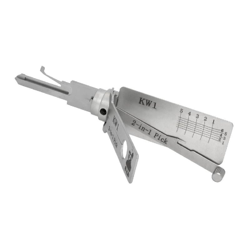 Mr. Li's Original Lishi KW1 2-in-1 Pick & Decoder for 5-Pin Kwikset Keyway