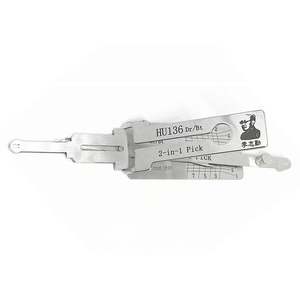 Mr. Li's Original Lishi HU136 2-in-1 Decoder and Pick for Renault/Dacia
