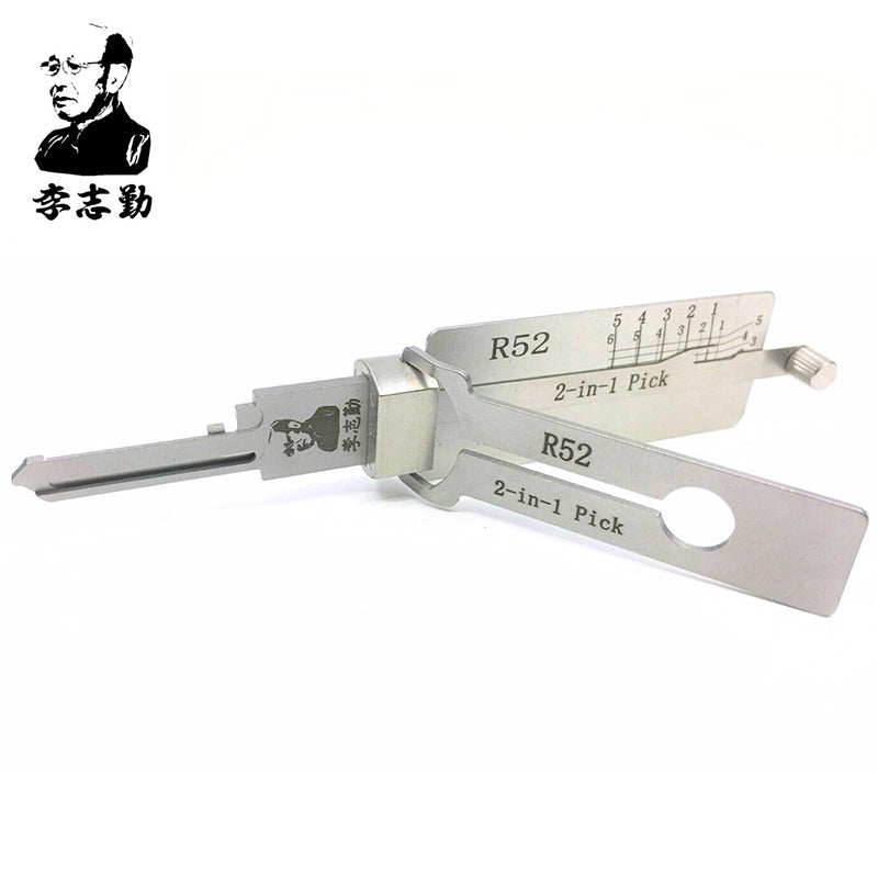 Mr. Li's Original Lishi R52 2-in-1 Pick & Decoder for Phillip Brand of Locks