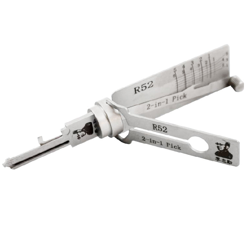 Mr. Li's Original Lishi R52 2-in-1 Pick & Decoder for Phillip Brand of Locks