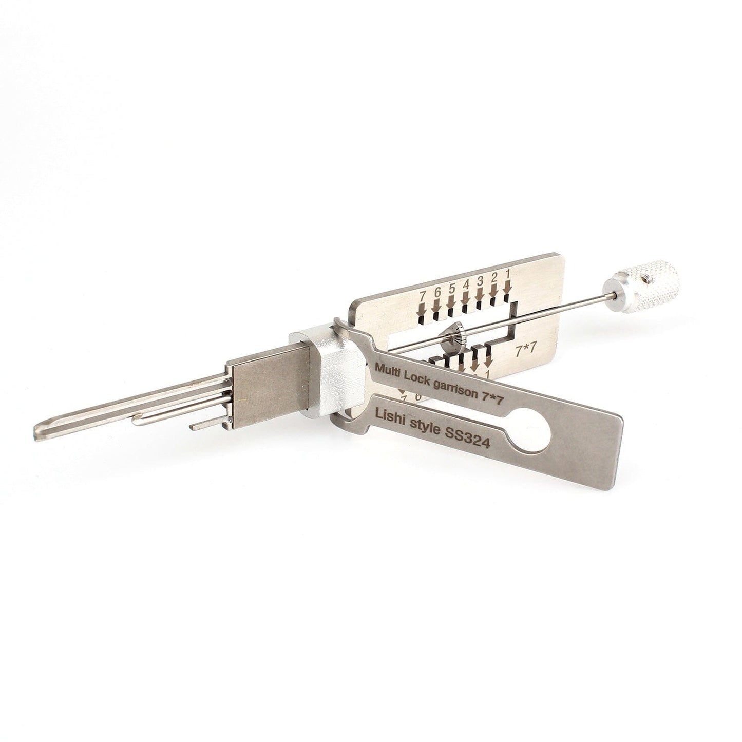 Lishi Style Mul-T-Lock 2-in-1 Decoder and Pick for Garrison 7×7