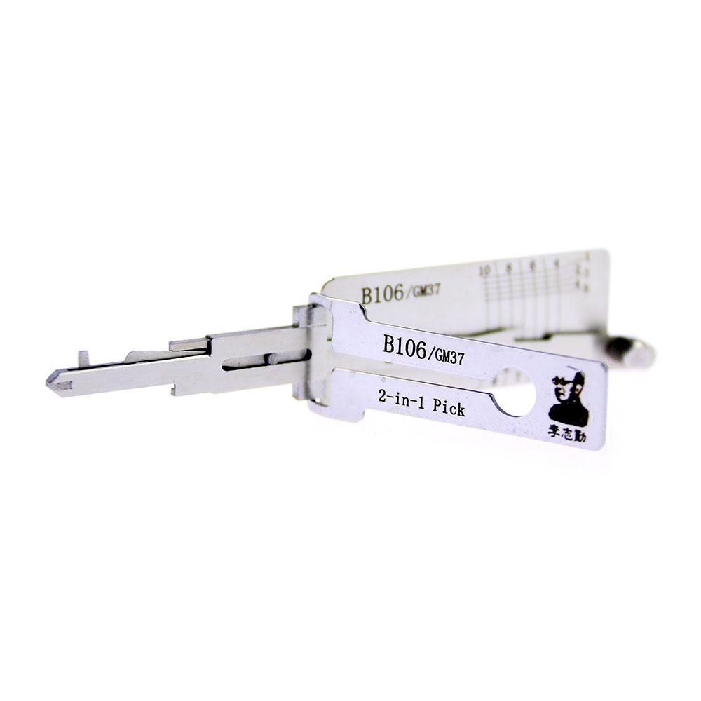 Mr. Li's Original Lishi B106/GM37 2in1 Decoder and Pick for GM, Chevrolet