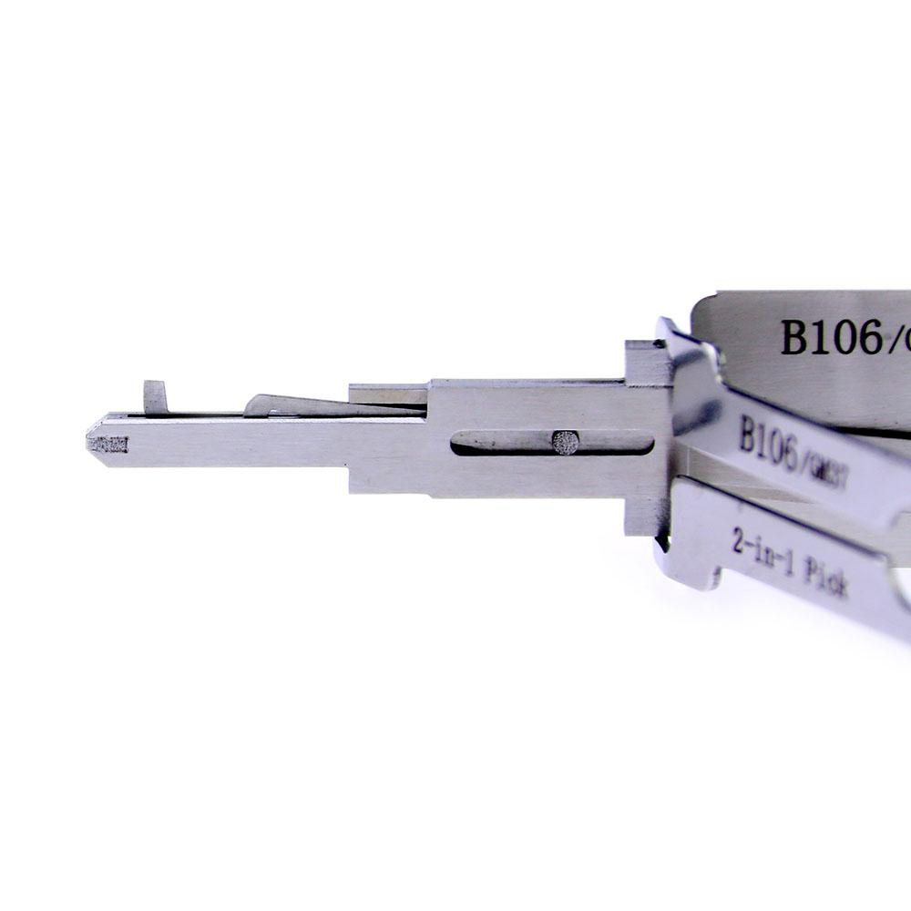 Mr. Li's Original Lishi B106/GM37 2in1 Decoder and Pick for GM, Chevrolet