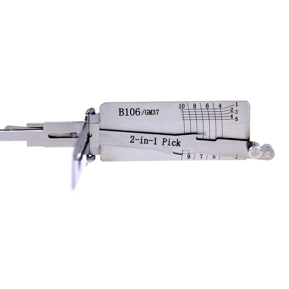 Mr. Li's Original Lishi B106/GM37 2in1 Decoder and Pick for GM, Chevrolet