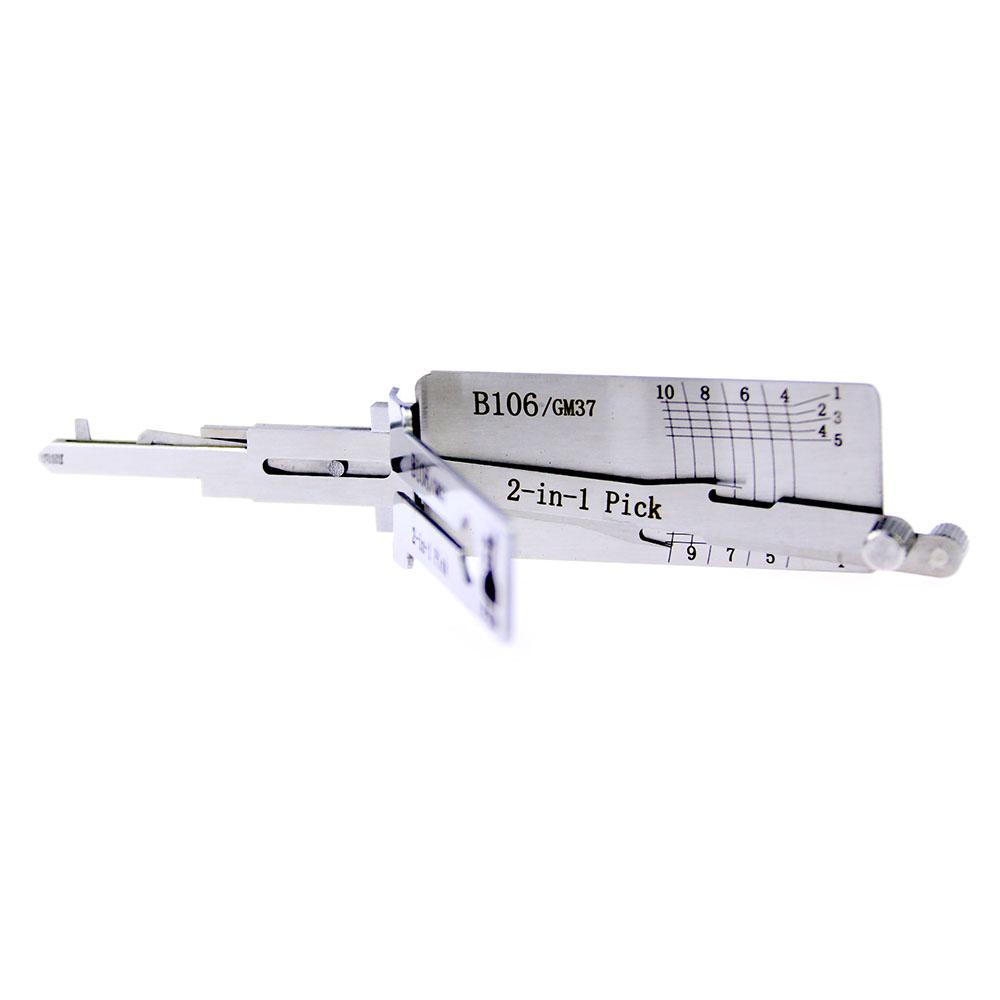 Mr. Li's Original Lishi B106/GM37 2in1 Decoder and Pick for GM, Chevrolet