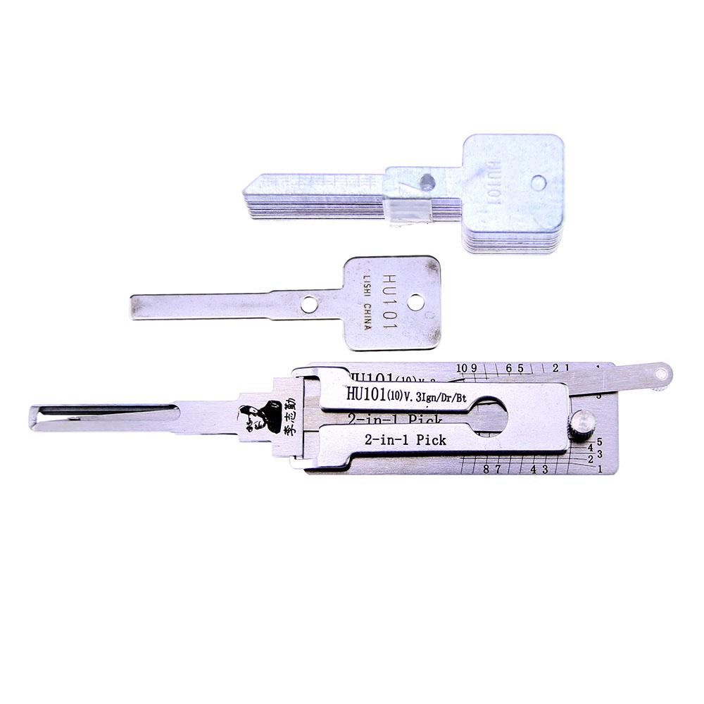 Mr. Li's Original Lishi HU101 2in1 Decoder and Pick for Ford, Volvo, Range Rover