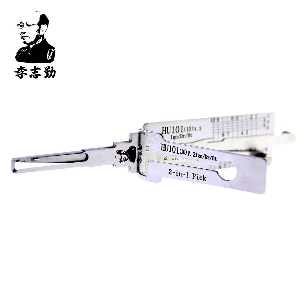 Mr. Li's Original Lishi HU101 2in1 Decoder and Pick for Ford, Volvo, Range Rover