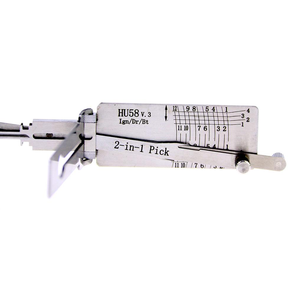 Mr. Li's Original Lishi HU58 2in1 Decoder and Pick for BMW