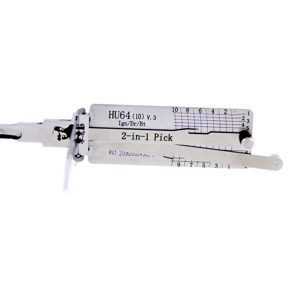 Mr. Li's Original Lishi HU64 2in1 Decoder and Pick for Mercedes
