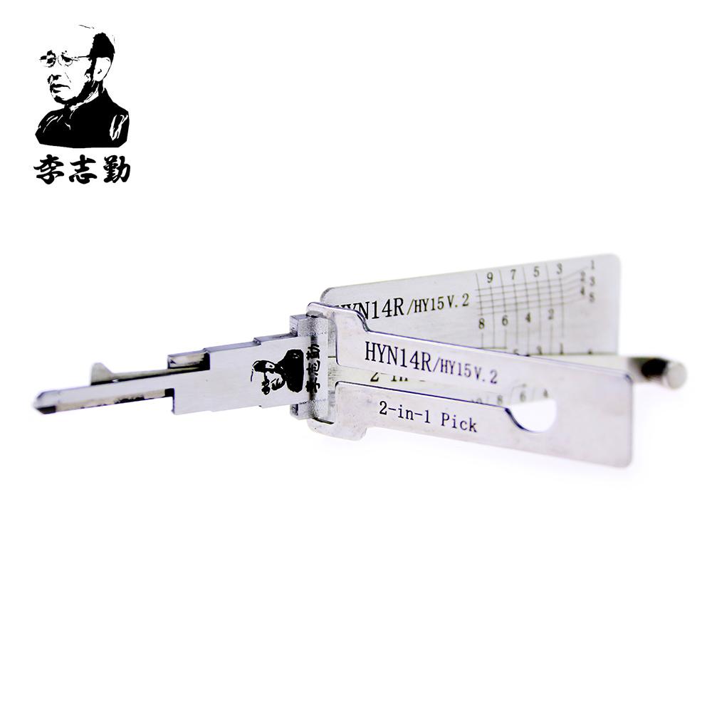 Mr. Li's Original Lishi HYN14R/HY15 2in1 Decoder and Pick for Hyundai, KIA