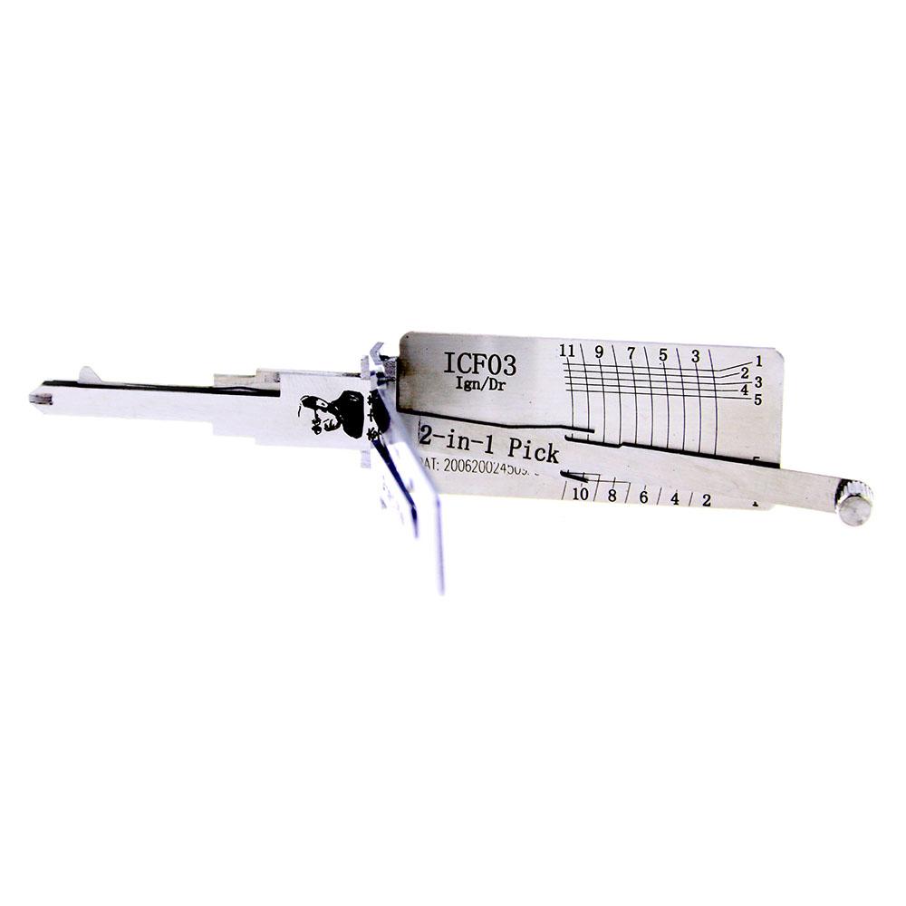 Mr. Li's Original Lishi ICF03 2in1 Decoder and Pick for Ford