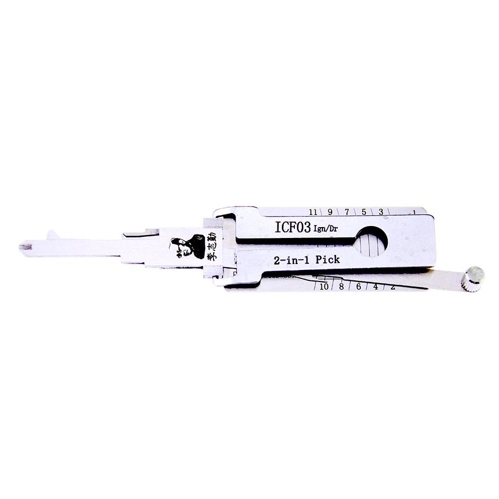 Mr. Li's Original Lishi ICF03 2in1 Decoder and Pick for Ford