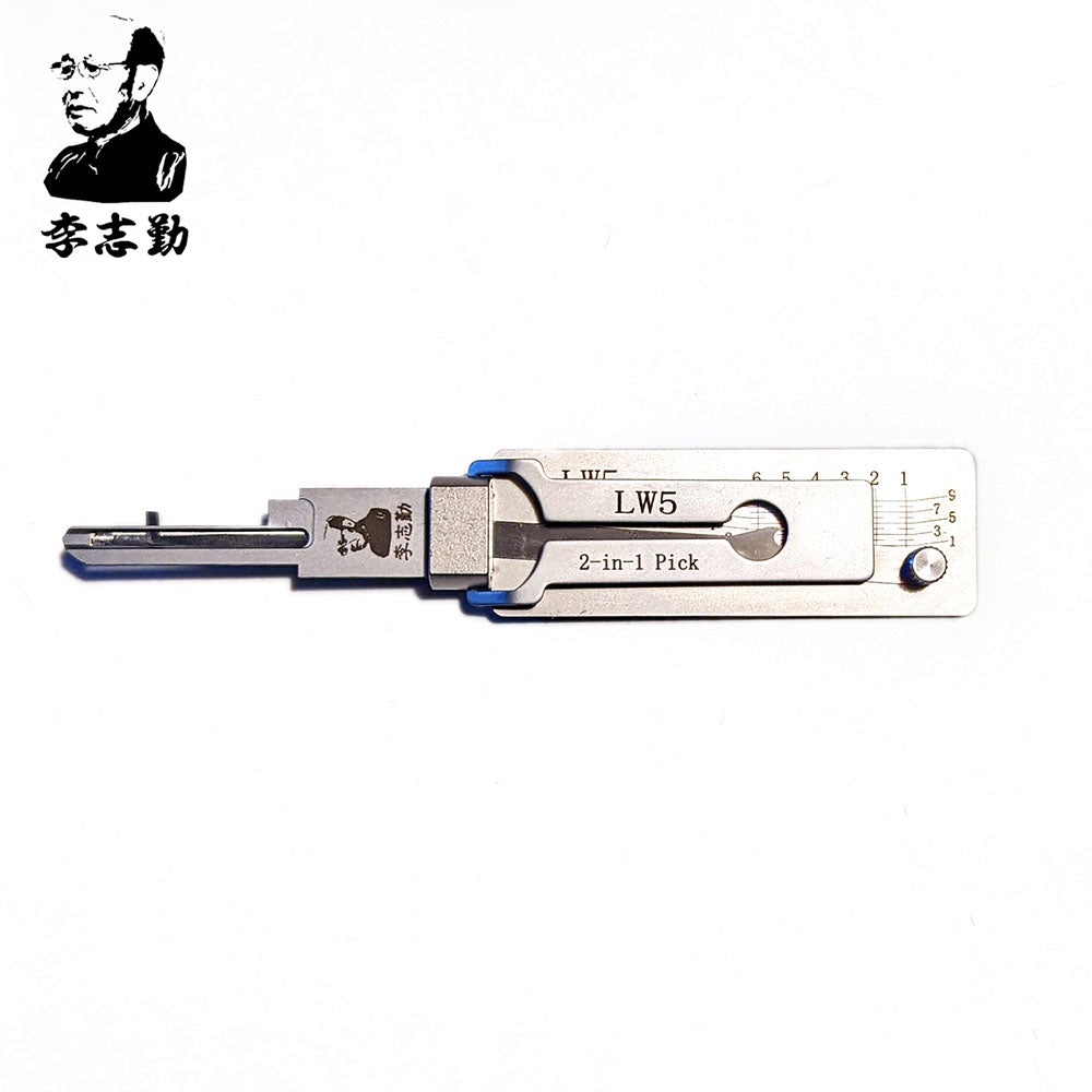 Mr. Li's Original Lishi LW5 2-in-1 Pick & Decoder for Australian Lock