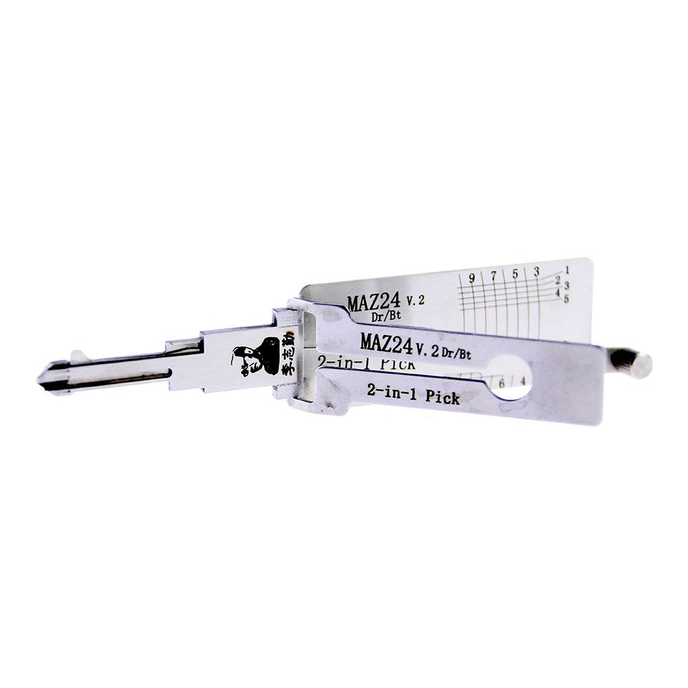 Mr. Li's Original Lishi MAZ24 2in1 Decoder and Pick for Mazda, Ford