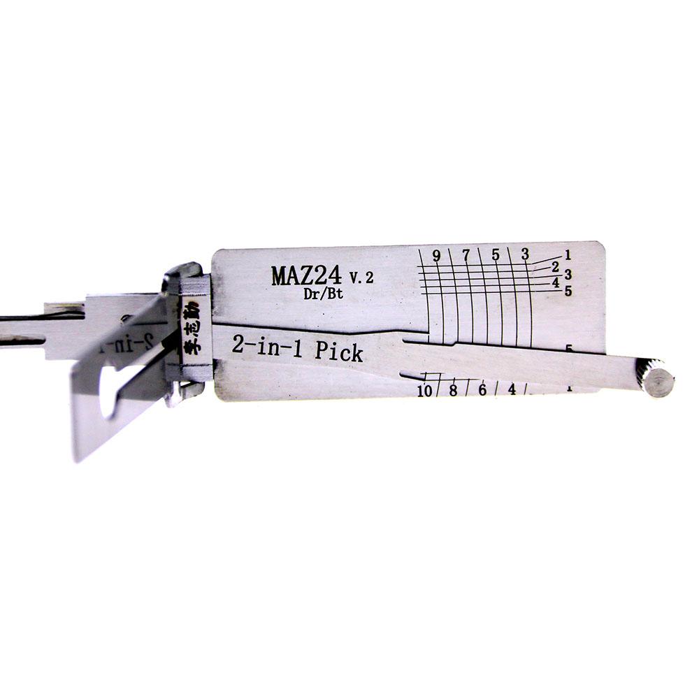 Mr. Li's Original Lishi MAZ24 2in1 Decoder and Pick for Mazda, Ford