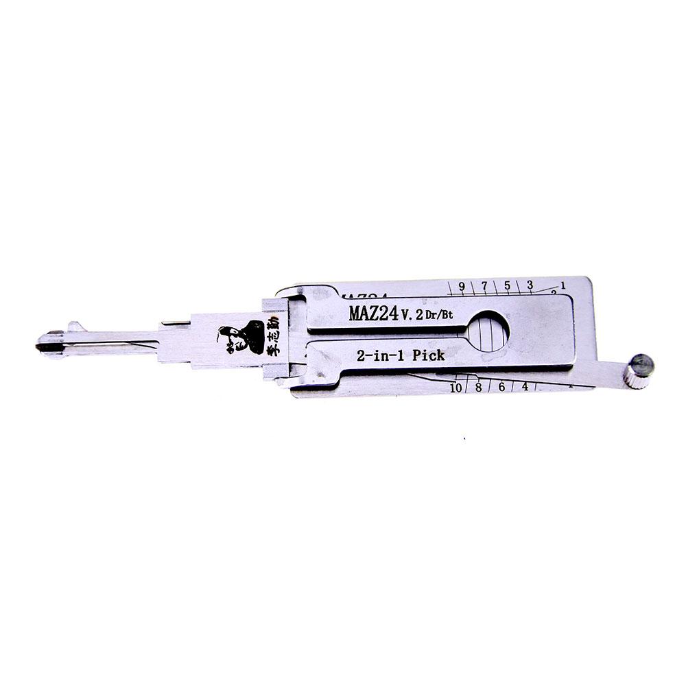 Mr. Li's Original Lishi MAZ24 2in1 Decoder and Pick for Mazda, Ford