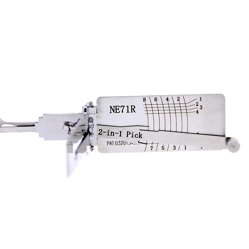 Mr. Li's Original Lishi NE71R 2in1 Decoder and Pick for Honda, Rover, MG