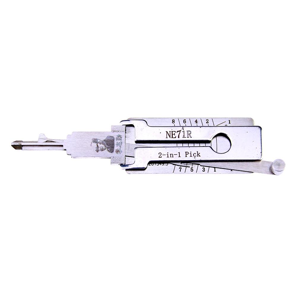 Mr. Li's Original Lishi NE71R 2in1 Decoder and Pick for Honda, Rover, MG
