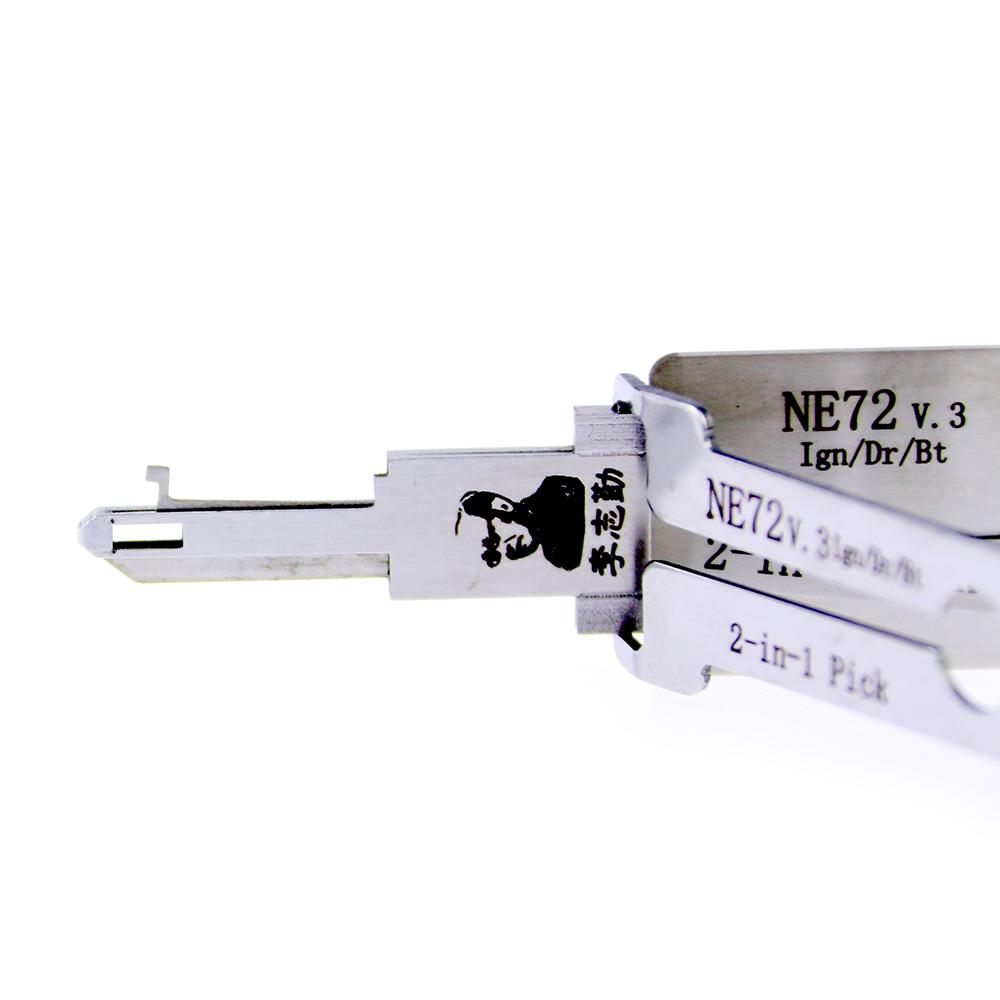 Mr. Li's Original Lishi NE72 2in1 Decoder and Pick for Peugeot, Citroen, Renault