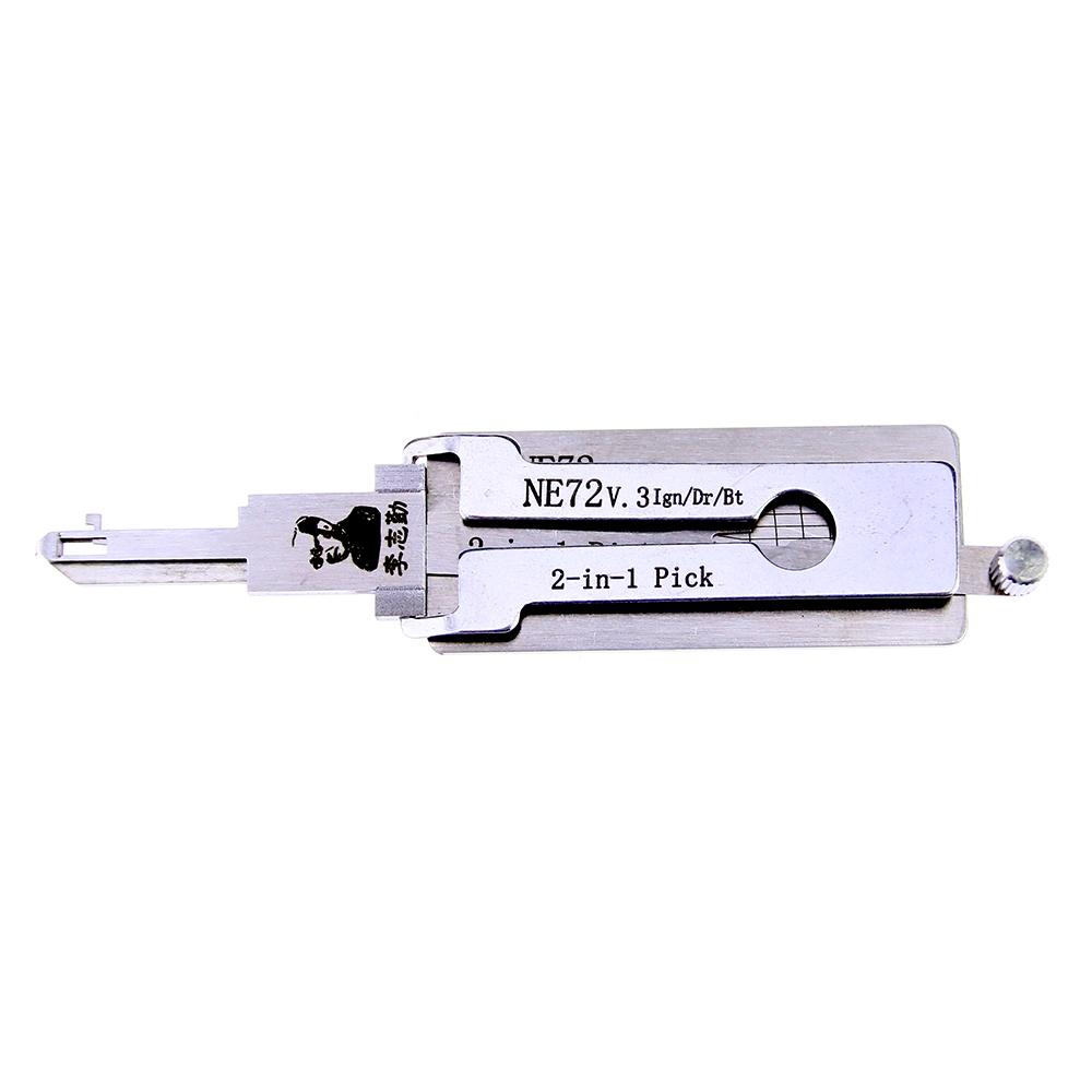 Mr. Li's Original Lishi NE72 2in1 Decoder and Pick for Peugeot, Citroen, Renault