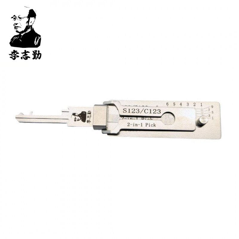 Mr. Li's Original Lishi S123/C123 2-in-1 Pick & Decoder for Schlage Locks