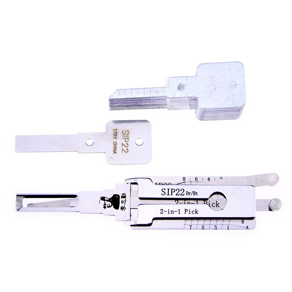 Mr. Li's Original Lishi SIP22 2in1 Decoder and Pick for FIAT, Lancia