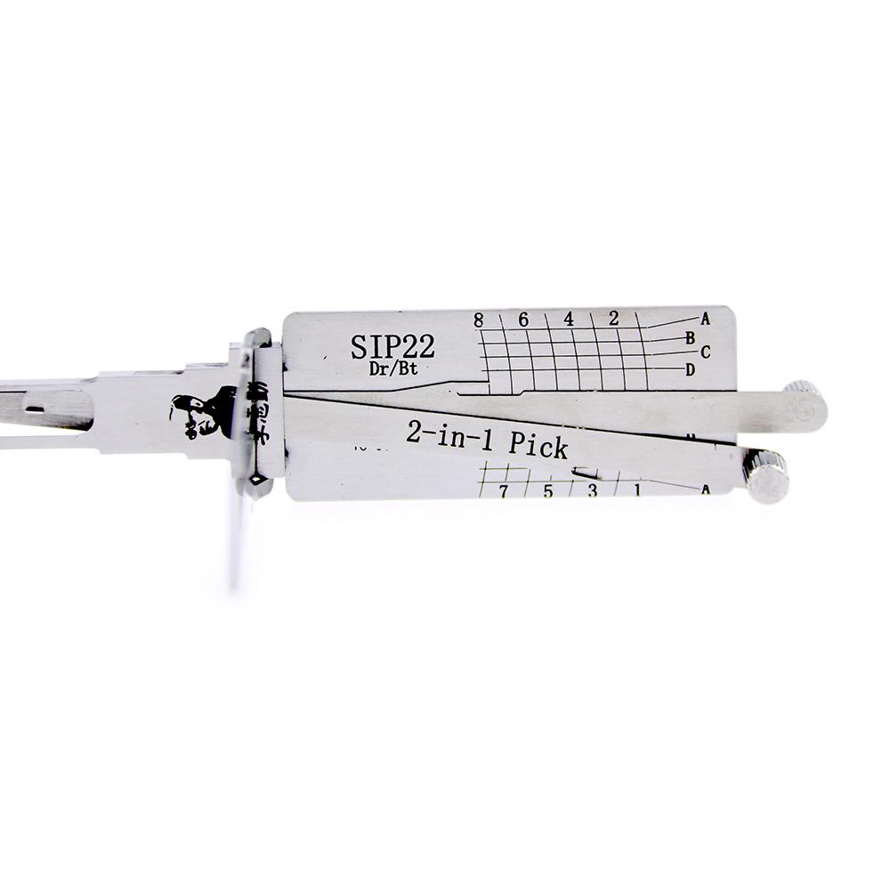 Mr. Li's Original Lishi SIP22 2in1 Decoder and Pick for FIAT, Lancia