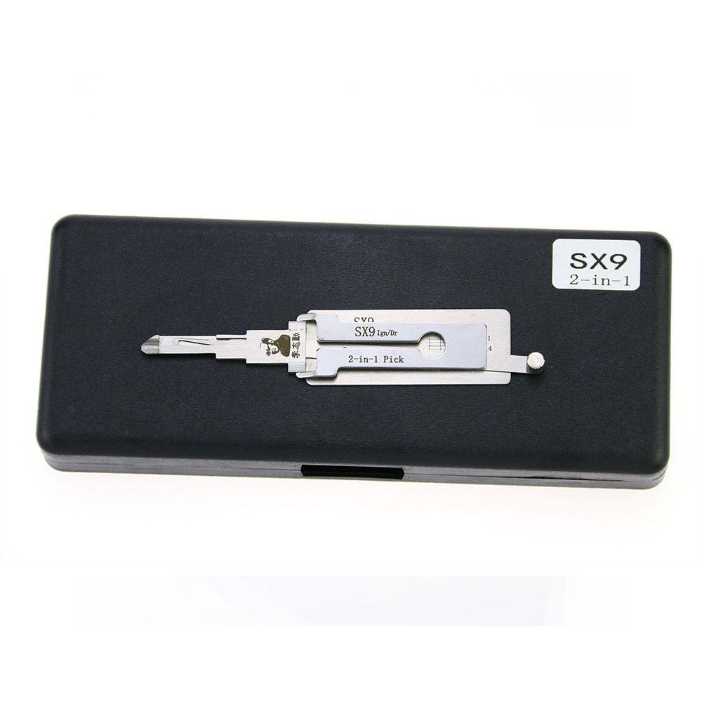 Mr. Li's Original Lishi SX9 2in1 Decoder and Pick for Peugeot/Citroen