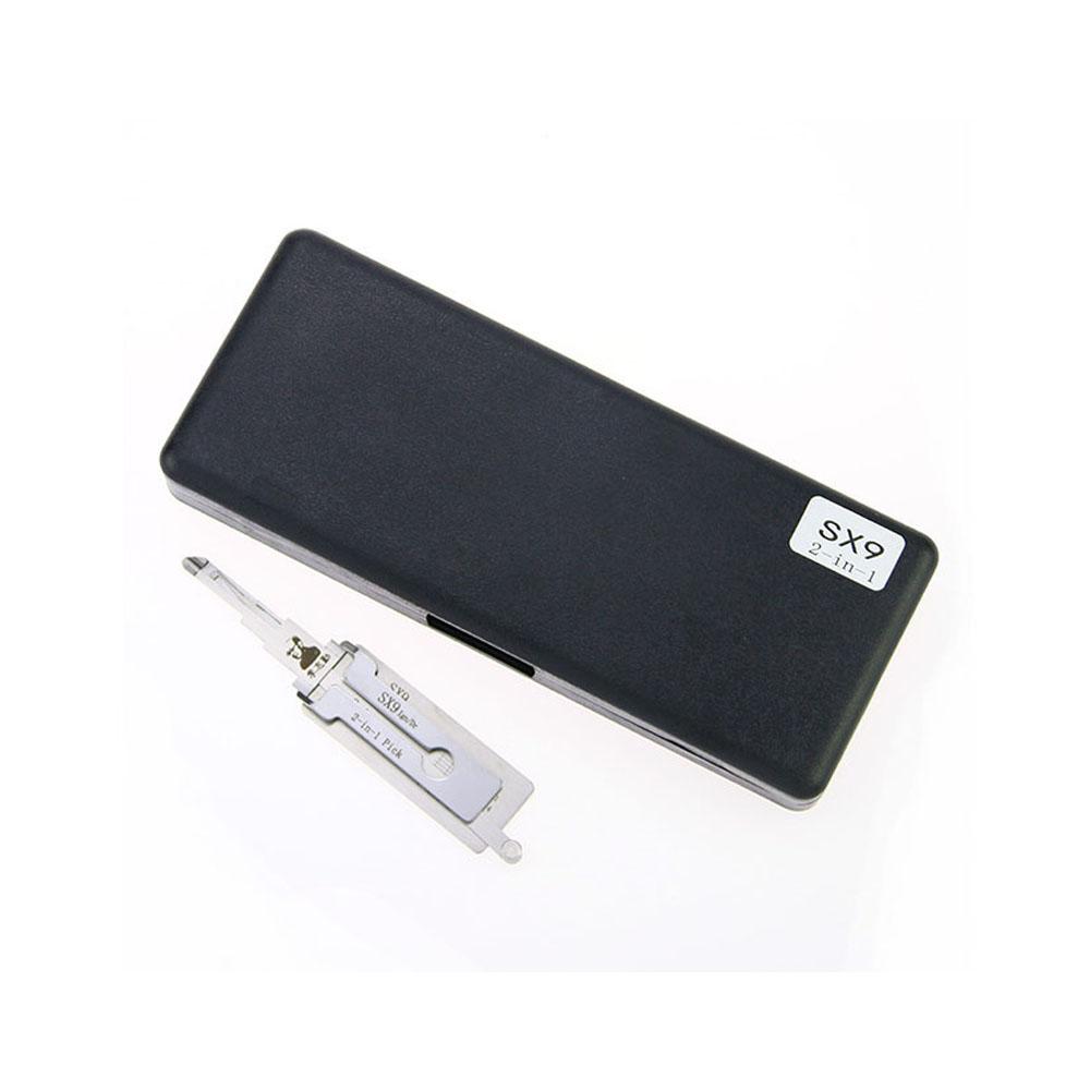 Mr. Li's Original Lishi SX9 2in1 Decoder and Pick for Peugeot/Citroen
