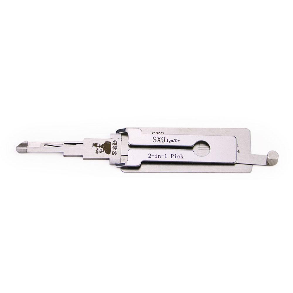 Mr. Li's Original Lishi SX9 2in1 Decoder and Pick for Peugeot/Citroen