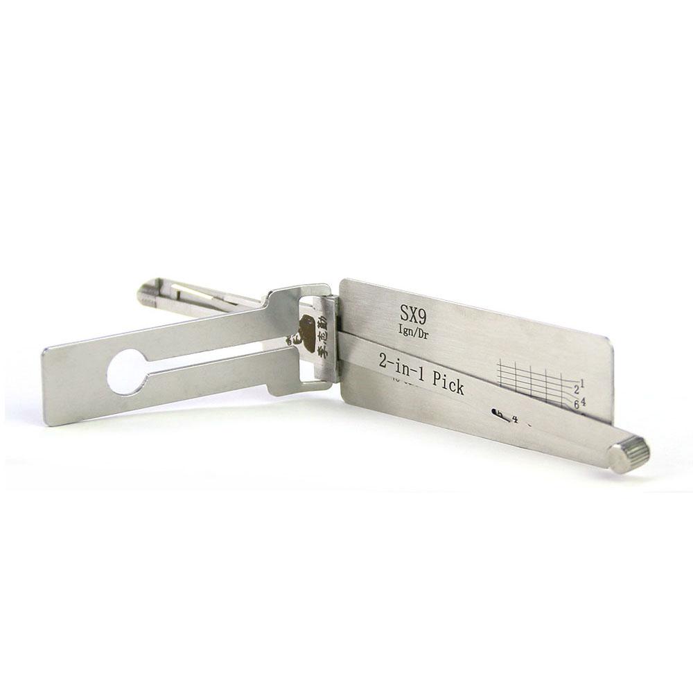 Mr. Li's Original Lishi SX9 2in1 Decoder and Pick for Peugeot/Citroen