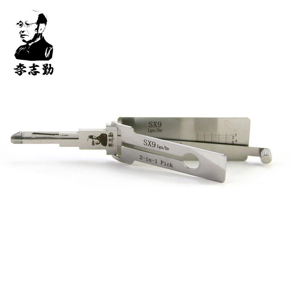Mr. Li's Original Lishi SX9 2in1 Decoder and Pick for Peugeot/Citroen