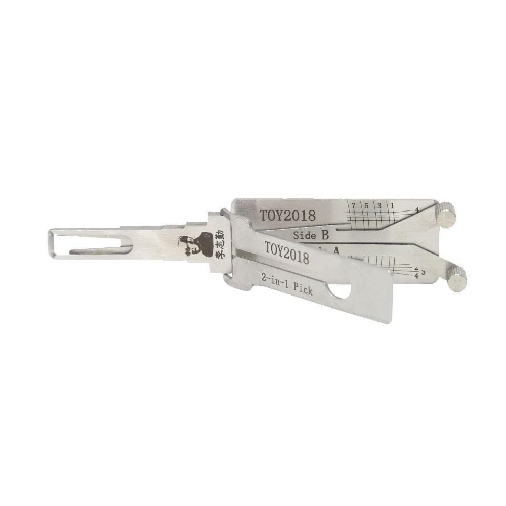 Mr. Li's Original Lishi TOY2018 2in1 Decoder and Pick for Toyota 2018 Keyway