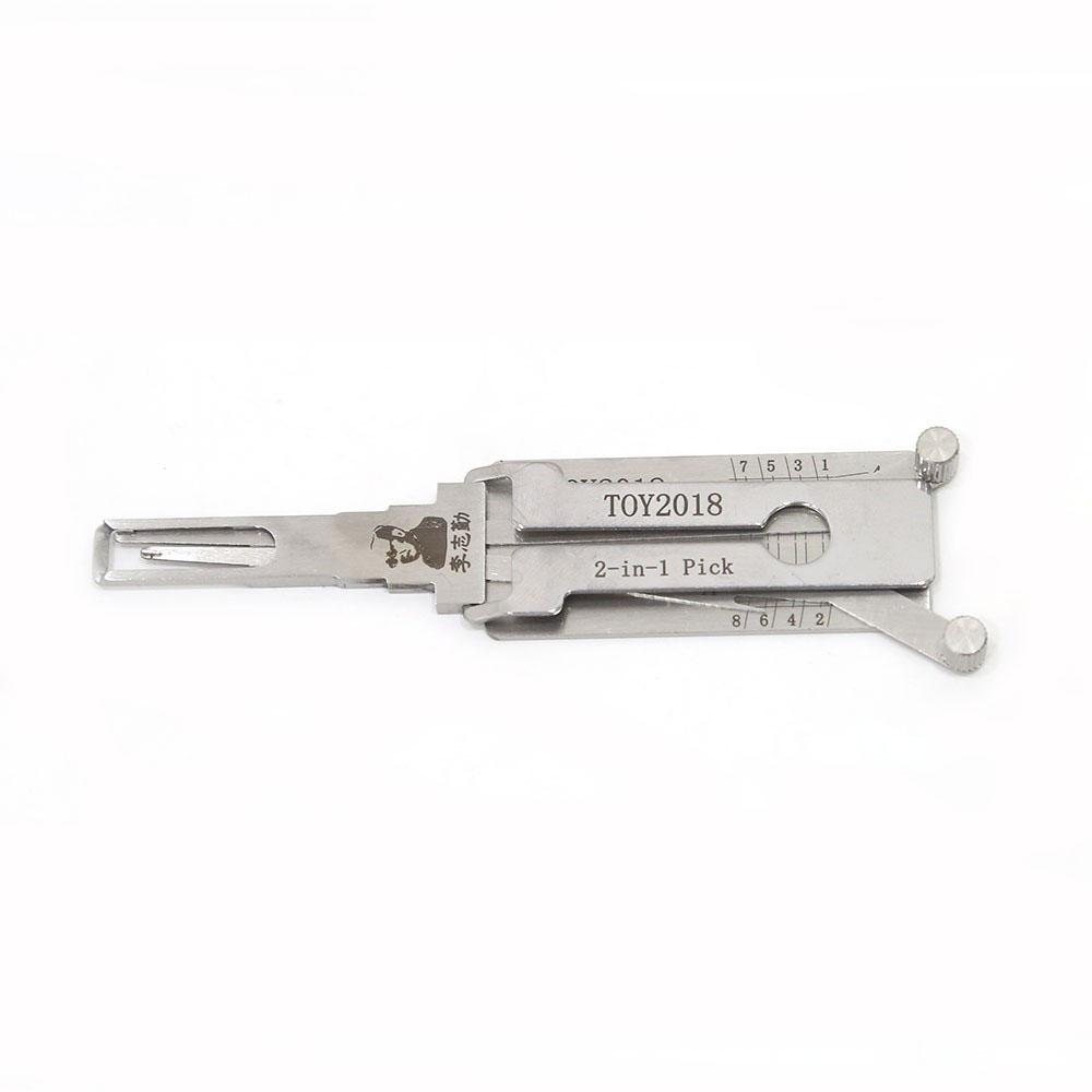 Mr. Li's Original Lishi TOY2018 2in1 Decoder and Pick for Toyota 2018 Keyway