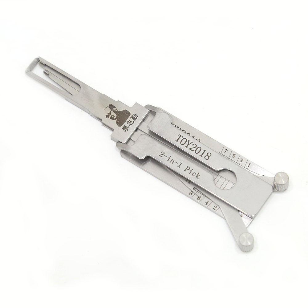 Mr. Li's Original Lishi TOY2018 2in1 Decoder and Pick for Toyota 2018 Keyway