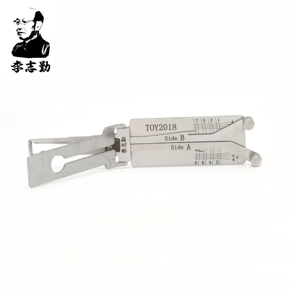 Mr. Li's Original Lishi TOY2018 2in1 Decoder and Pick for Toyota 2018 Keyway