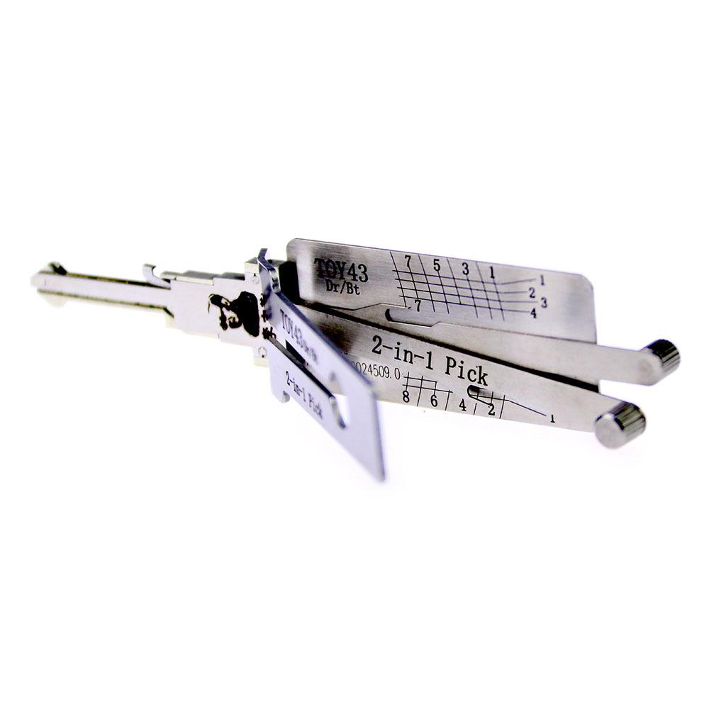 Mr. Li's Original Lishi TOY43 2in1 Decoder and Pick for Toyota