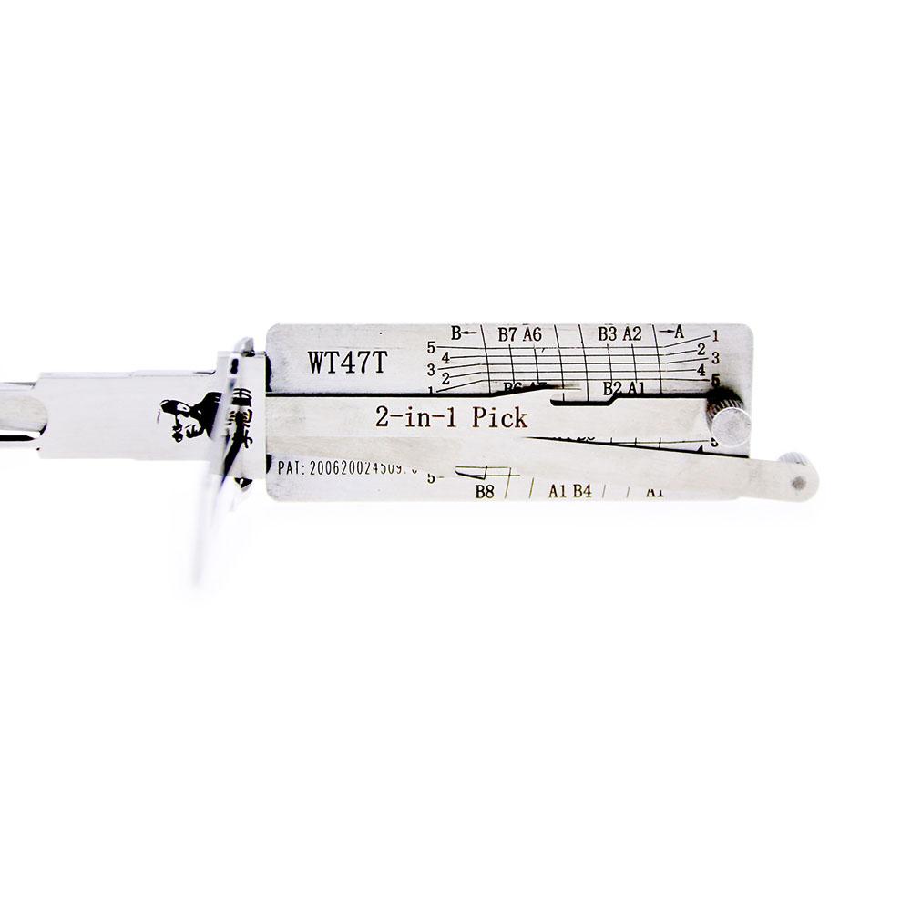 Mr. Li's Original Lishi WT47T 2in1 Decoder and Pick for SAAB