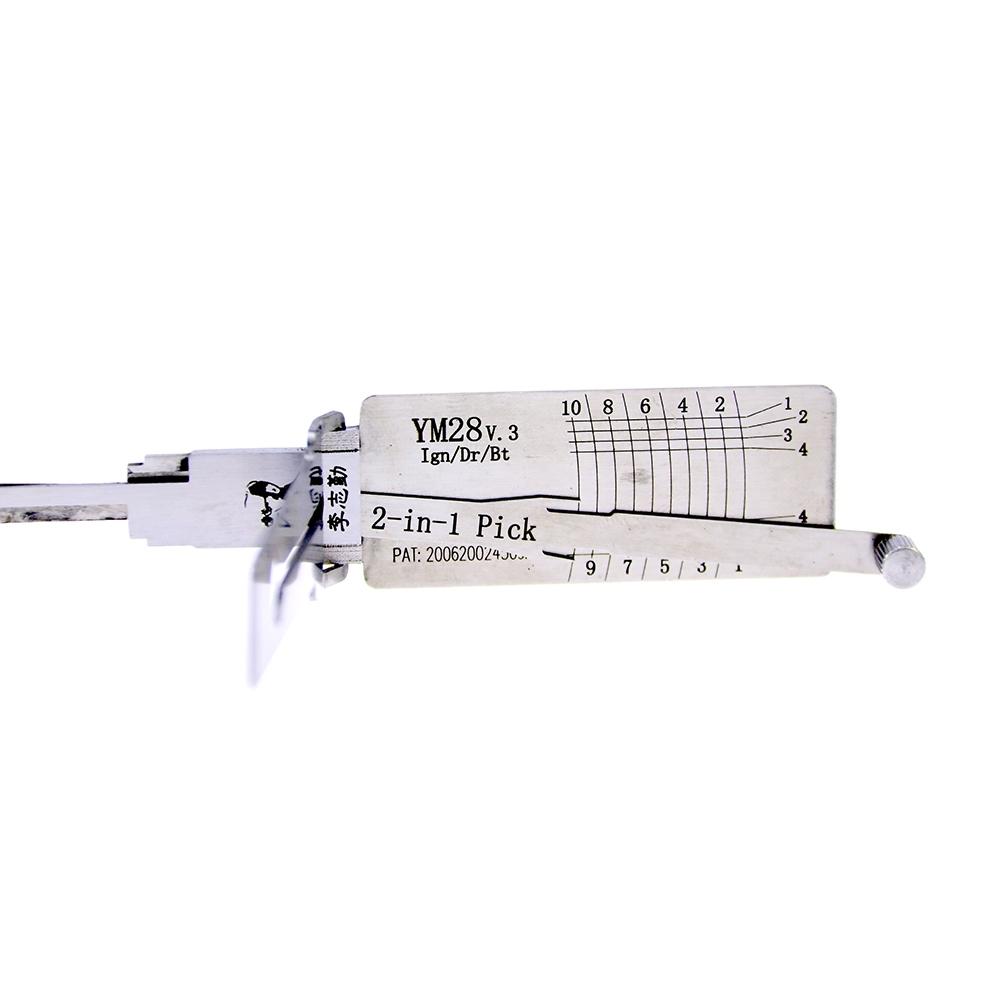 Mr. Li's Original Lishi YM28 2in1 Decoder and Pick for Vauxhall/Opel
