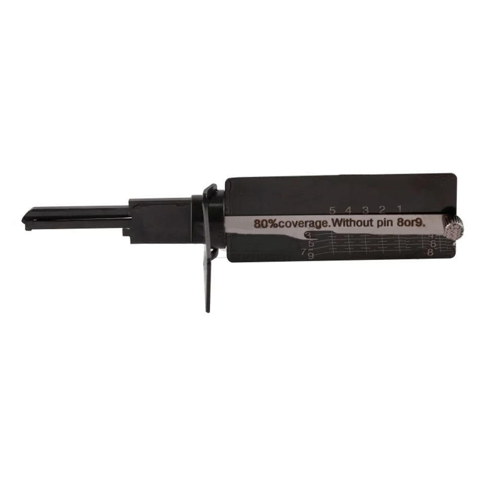 Lishi Style AKK Yale-5B 2-in-1 Pick & Decoder for YALE 5-Pin Euro Lock Cylinder