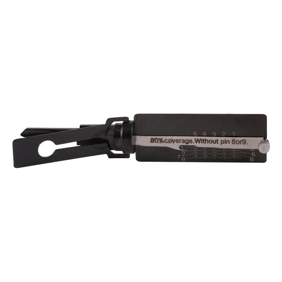Lishi Style AKK Yale-5B 2-in-1 Pick & Decoder for YALE 5-Pin Euro Lock Cylinder