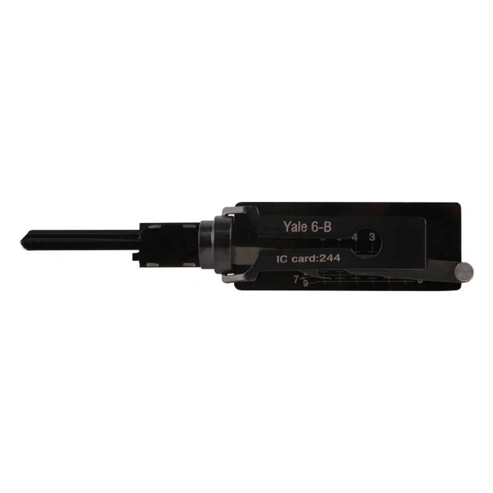 Lishi Style AKK Yale-6B 2-in-1 Pick & Decoder for YALE 6-Pin Euro Lock Cylinder