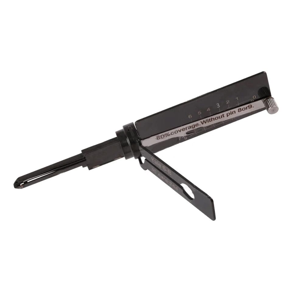 Lishi Style AKK Yale-6B 2-in-1 Pick & Decoder for YALE 6-Pin Euro Lock Cylinder