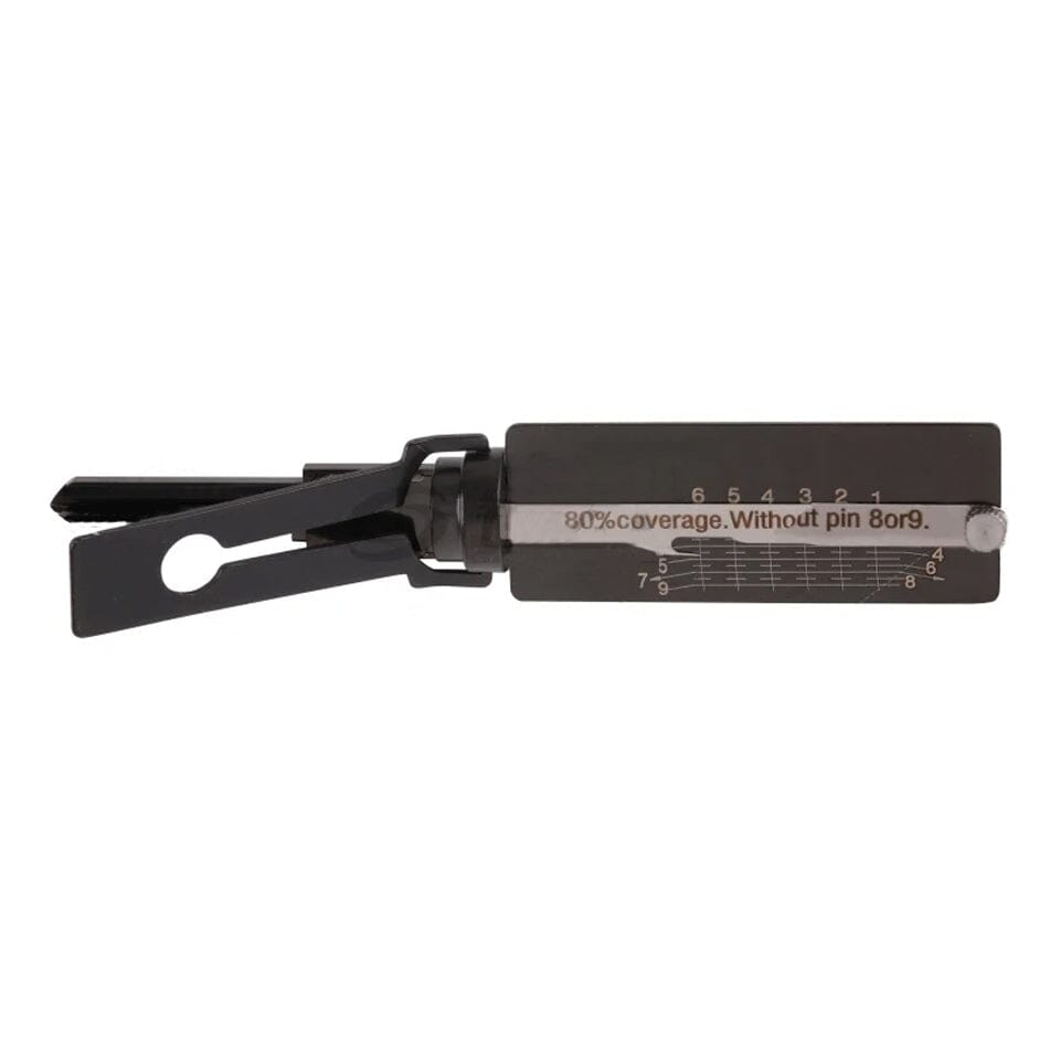 Lishi Style AKK Yale-6B 2-in-1 Pick & Decoder for YALE 6-Pin Euro Lock Cylinder